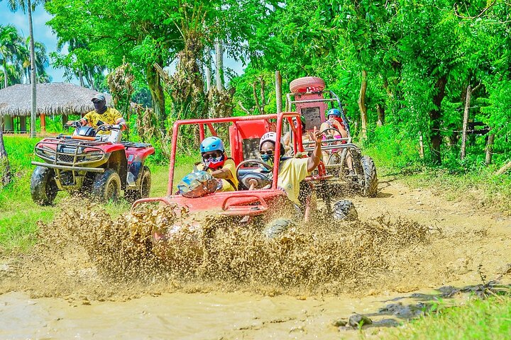 Buggy Tour in Punta Cana with Stops at Macao Beach and the cenote