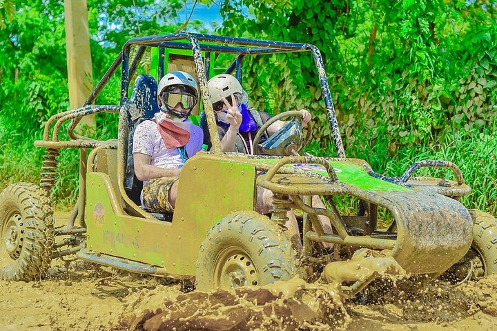 Buggy Tour in Punta Cana with Stops at Macao Beach and the cenote